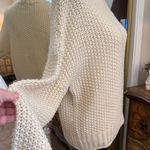 Isalis  Cozy Cream Knit Turtleneck Sweater Photo 2