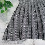 J.O.A. Sleeveless Knit Fit and Flare Dress in Ivory/Black Women’s Size Small Photo 5