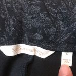 Soft Surroundings Women’s Leaf Print Pattern Black Gray Pull On Ankle Pants Photo 7