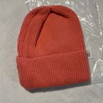 NWT Ribbed Smiley Face Beanie in pink Photo 1
