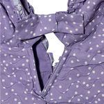 For Love & Lemons Chelsie Mini Purple Polka Dot Bow Dress NWT Size XS Festival Photo 2
