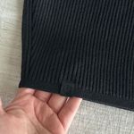 Lululemon  Ribbed Knit Cropped Tank Top Black Photo 3