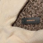 Ambiance Apparel Ivory Faux Fur Sherpa Pullover Photo 4