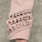 Free People Women’s  Movement High Rise Braided Leggings Mauve Dusty Pink Size L Photo 5