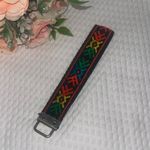 Handmade Reggae Internatonal Wristlet Key Chain Hand Lanyard Key Fob Photo 1