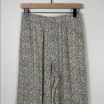 Abercrombie & Fitch Pull On Wide Leg Pants Linen Floral Women’s Size Medium Photo 3