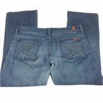 7 For All Mankind  Flynt Straight Leg Jeans, Blue Photo 3