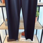 Eileen Fisher  Pull On Ponte Black Knit Dress Pant Trouser, Large Photo 2