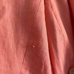 Bagatelle Coral Linen Blend Blazer Womens M, Button Front Lightweight Jacket Orange Size L Photo 4