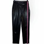 7 For All Mankind Seven for all Mankind Crossover Waist Faux Leather Pants Women's XS Photo 5