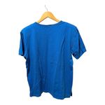 Vintage Blue Floral Embroidered T Photo 3