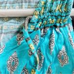 Old Navy Teal Flowy Southwestern Tank Top Small Photo 2