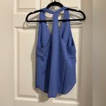 Revolve NWT three eighty two cornflower Blue Sleeveless Women's halter trapeze Top sz sm Photo 2
