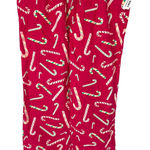 Old Navy  Flannel Pajama PJ Pants Candy Cane Print Hot Pink Women's Medium NWT Photo 0