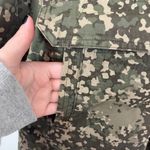 L.L. Bean Woman's Sz S Green Camo Printed Hooded Fleece Lined Winter Jacket Photo 3