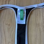 J.Crew Black One-Piece Swimsuit with White Trim Photo 1