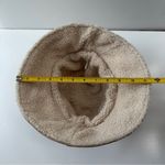 Unbranded Bucket Hat Reversible Sherpa Quilted Unisex Winter Hat‎ Casual Cream Photo 3