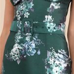 Lulus  Emerald Floral Strapless Maxi Dress Photo 4