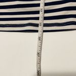 About A Girl navy and white striped jersey dress Sleeveless Size XL Casual Comfy Photo 4