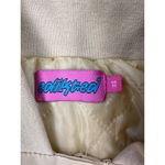 Edikted  - Reckless Varsity Bomber Jacket in Tan & Black Photo 2