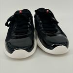 Prada America's Cup Biker Fabric Sneakers Size 36.5 Black White Patent Leather Photo 1