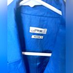 Jason Wu  Women's Blue‎ Sleeveless Blazer Vest Shoulder Pads Flap Pockets Size 8 Photo 2