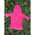 Unionbay Y2K Hot Pink Union Bay 100% Cotton Hooded Baby T Size L Photo 3