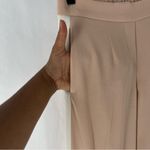 Aritzia Babaton Conan Blush Pink Stretch Crepe‎ Pull On Side Stripe Tapered Crop Pants 0 Photo 4