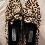 Steve Madden  Leopard Print Slip-On Shoes with Gold Accent size 8.5 Photo 0