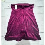 Urban Social Strapless Velvet Dress Red Size XL Photo 1