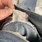 Lee Vintage Highrise Tapered Leg Relaxed Fit Light Wash Blue Jean Size 9M Photo 3