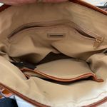 Giani Bernini  Logo Embossed Cognac Leather Crossbody Bag Photo 5