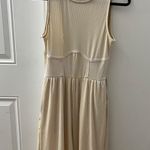 Lulus Cream Ribbed Corset Romper Photo 1