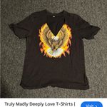 Truly Madly Deeply  Dark Brown Tee | Size Small Photo 7