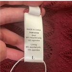 ANDIE Super High Waisted Bikini Bottom size L Crochet Syrah Red NWT Photo 5