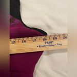 Kenar  purple red paisley 100% silk blouses size Large Flowy Photo 7