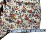 Vintage 90s Adjustable Cream Floral Hippie Cottagecore Flower Pattern Ro… Pink Size 20W Photo 6