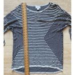 Jaclyn Smith  Collection Striped‎ Pattern 3/4 Sleeve Casual Top M/M Photo 3