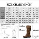 Vepose Women’s Camel Knee High Comfortable Boots Suede Slouch Flat Boots Sz 6. Tan Photo 15