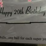 Happy 20th Birthday Bracelet “20 Balls One Ball For Each Super Year” Photo 1