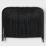 NWT | Strapless Fringe Top | Black | Size Small Photo 0