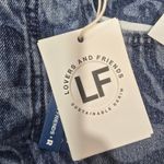 Lovers + Friends Reece High Rise Slim Straight in Blue Canyon Size 26 Photo 6