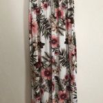 Vibe Sportswear Floral Tropical White Pink Green Strapless A Photo 4