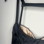 Bebe Black Corset Lace Bodycon Dress Photo 4