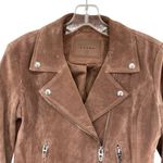 BLANK NYC  Women's Suede Leather Moto Jacket Photo 1