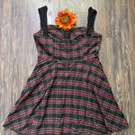 Unique Vintage Plus Size RED Plaid Corset Flare Dress NWOT | 3XL | Photo 8