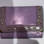 Swavorski Authentic Swarovski Women's Lilac Rhinestoned Small‎ Wallet Card Coin Holder Photo 0