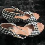 Cynthia Rowley  x Roxy wedge gingham sandals 8.5 Photo 4