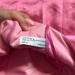 Mac Duggal IEENA FOR  One Shoulder Bishop Sleeve Trumpet Gown In Candy Pink Photo 7