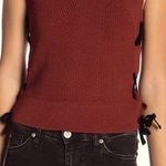 Scotch & Soda  Maison Scotch Red Sweater Tank Black Velvet Tie Sides Size XS Photo 0